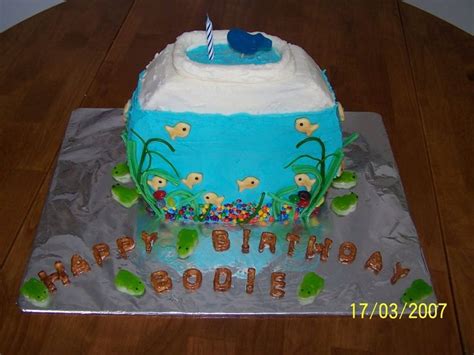 Fish Birthday Cake Cake Bowl Cake Fish Birthday Cake