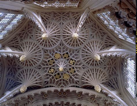 Westminster abbey.—the chapels and royal tombs. Henry VII chapel vaulted ceiling - Mallards Collection by ...