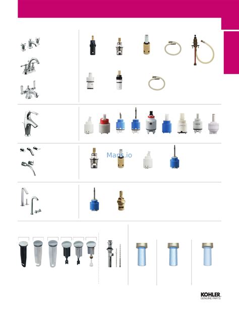 KOHLER K-597-BL [5/52] Bathroom sink faucets