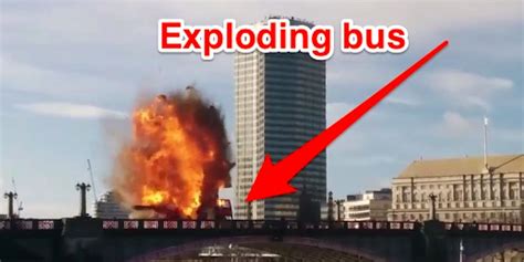 If you're filming a london bus blowing up and tweeting it out, say it's fake. Exploding Bus in London: 'The Foreigner' the Movie With ...