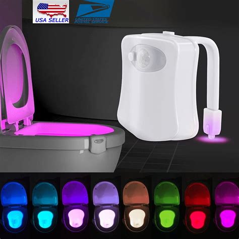 Buy Toilet Night Light Motion Activated Color Changing Led Toilet Seat Light Motion Sensor