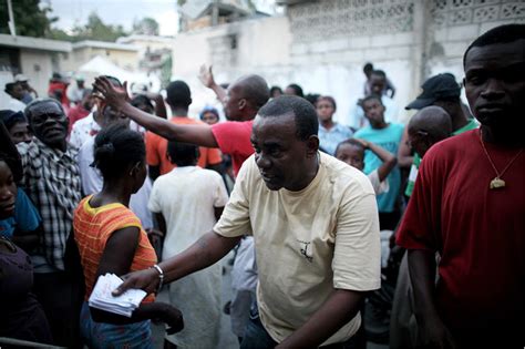 Coupons Ease Chaos In Efforts To Feed Haitians The New York Times