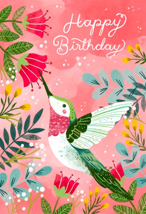 Happy Birthday Birds Happy Birthday Wishes Cards Happy Birthday