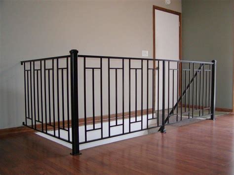 Transform your old wrought iron handrails to a cleaner, modern handrail by grinding. Found on Bing from www.pinterest.com | Interior railings ...