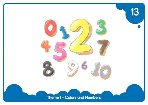 Easy Print Colors And Numbers Flashcards Elf Learning