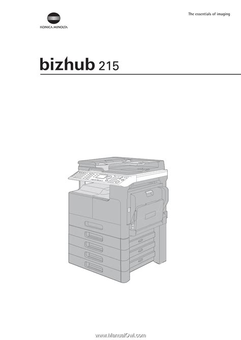 How to download konica minolta bizhub 215 driver. Konica Minolta 215 Gdi Driver Download - How To Download ...