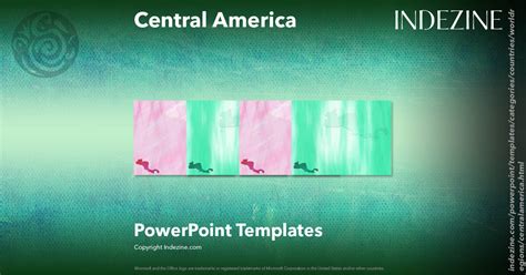 Central America Powerpoint Templates