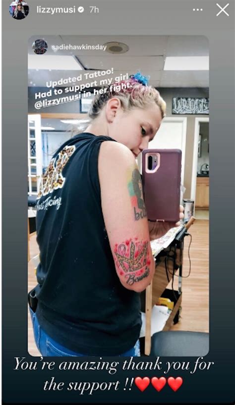 Lizzy Musi Fan Gets Tattoo In Support of Her Stage 4 Cancer Battle
