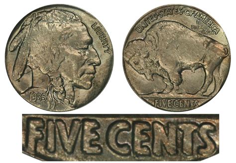 According to coinflation.com, no matter what condition the coin is in, if melted down. 1935 Buffalo / Indian Head Nickel Doubled Die Reverse Coin ...