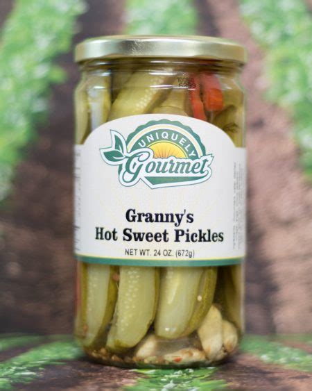 Granny S Hot Sweet Pickles Uniquelygourmet