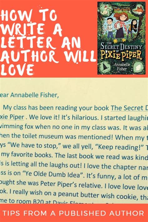 How To Write A Letter An Author Will Love Theroommom