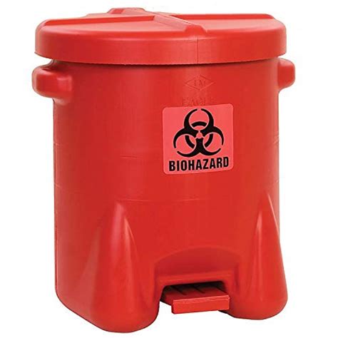 Buying Guide Gallon Safety Biohazardous Waste Can Red