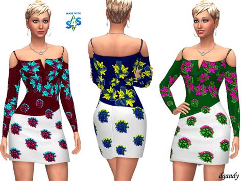 Dress 20191222 By Dgandy At Tsr Sims 4 Updates