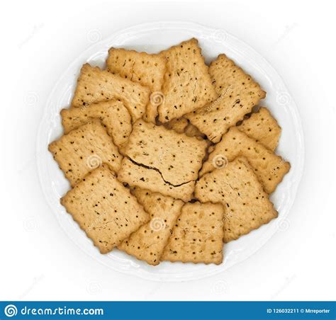 Crackers Stock Image Image Of Baked Isolated Food