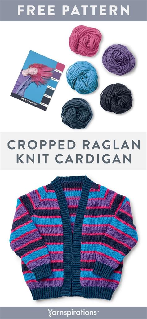 Knitting This Striped Cardigan Pattern With Caron X Pantone Yarn Lets