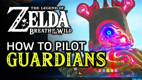 How To Pilot A Guardian In Zelda Breath Of The Wild April Fools