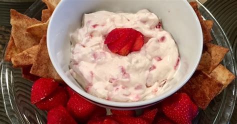Mystery Lovers Kitchen Easy Strawberry Cream Cheese Dip Recipe