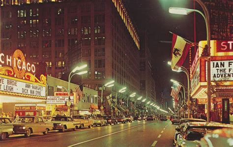 State Street at Night - Chicago, Illinois | State street chicago ...