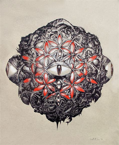 The Flower Of Life Drawing By Will Shanklin Fine Art America