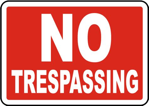 No Trespass Signs Action4canada