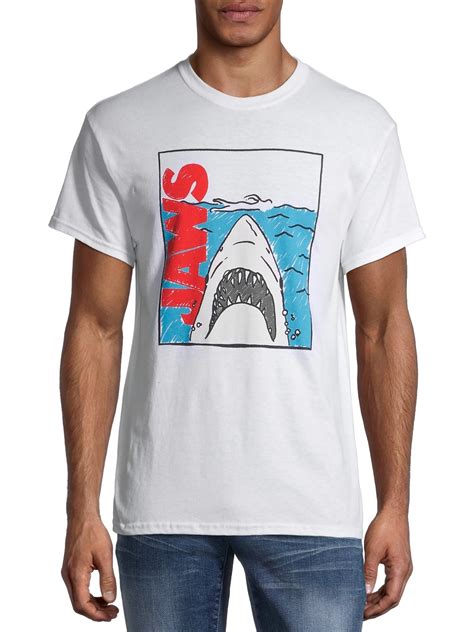 Jaws Sketch Mens And Big Mens Graphic T Shirt