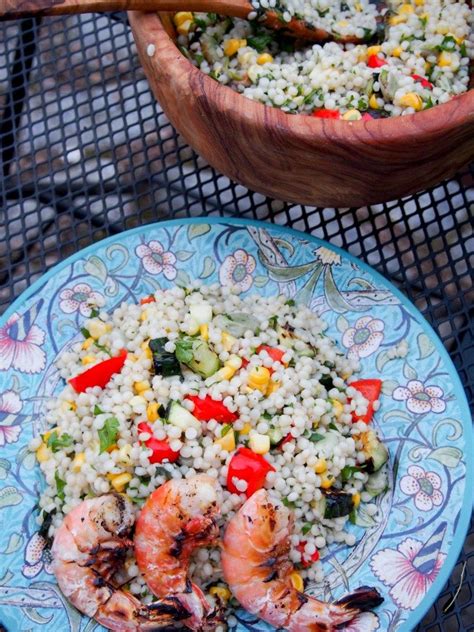 Place in a large serving bowl, add the. Israeli couscous with grilled vegetables | Vegetarian side ...