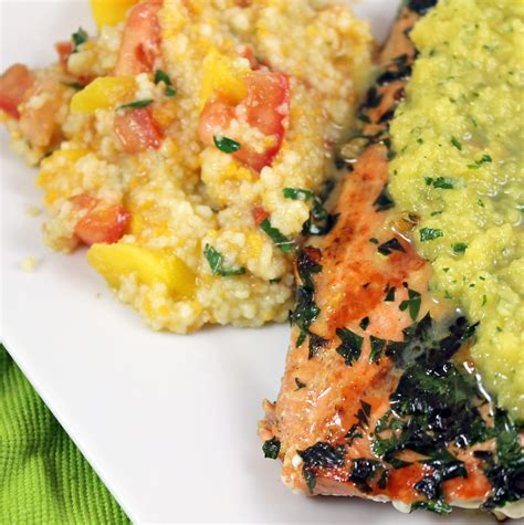 Place in a mixing bowl and toss until well mixed. Mango Couscous with Salmon | I Can Cook That