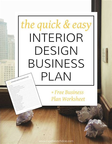 Business Plans Shouldnt Be Hard This Quick And Easy Interior Design