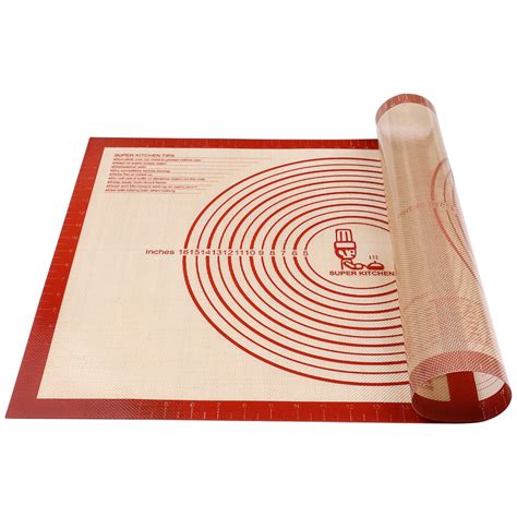 Non Slip Silicone Pastry Mat Extra Large With Measurements 28by 20
