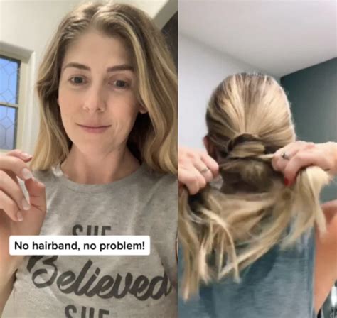 We Tried Tiktoks Viral No Hair Tie Ponytail Hack To See If It Really