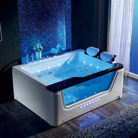 Bathroom Jacuzzi Tub Freestanding Jetted Tub With Acrylic Skirt