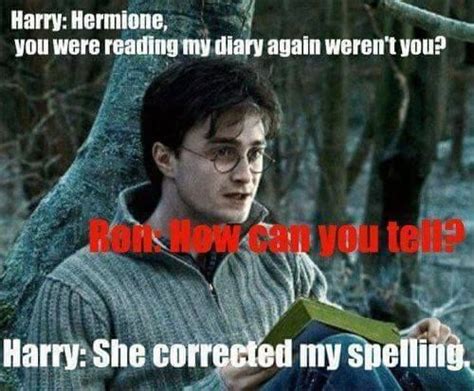 Just click the download button and the gif from the and hermione granger and ron weasley collection will be downloaded to your device. Harry Potter Memes | Hermione reading his diary | Ron Weasley | Harry potter puns, Harry potter ...