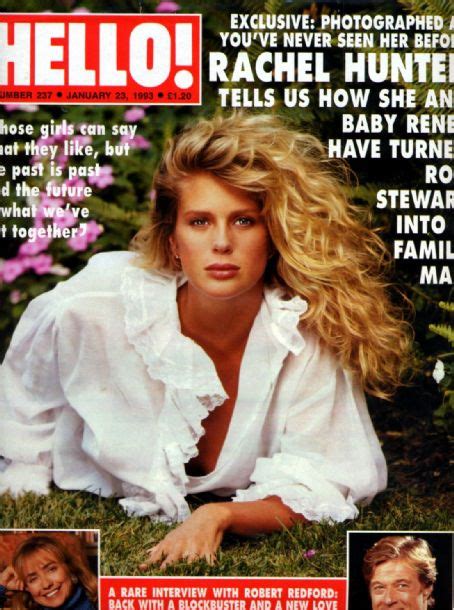Rachel Hunter Hello Magazine 23 January 1993 Cover Photo United Kingdom