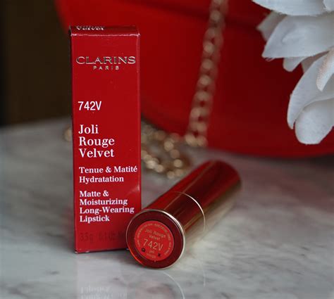 clarins joli rouge velvet 742 — raincouver beauty
