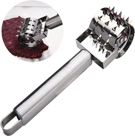 Stainless Steel Meat Tenderizers Roller Rolling Meat