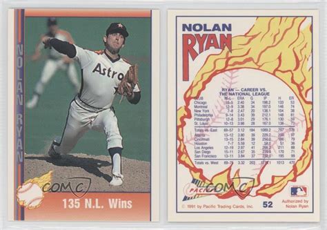 The incredible variety, range of years. 1991 Pacific Texas Express #52 Nolan Ryan Houston Astros Baseball Card | eBay