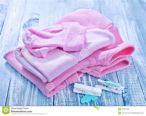 Baby Clothes Stock Image Image Of Folded Cotton