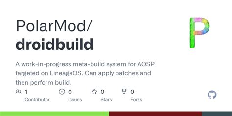 Github Polarmoddroidbuild A Work In Progress Meta Build System For