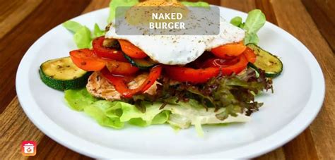 Naked Burger Low Carb Burger Rezept ohne Brötchen