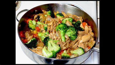Tantas que probar y tan poco tiempo. pollo con brocoli, comida china. - YouTube