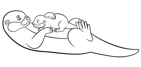 Letter o is for otter coloring page | free printable. Otter Coloring Pages - Best Coloring Pages For Kids ...