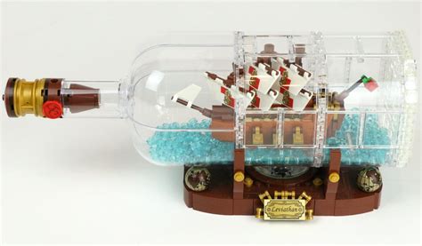 Zu tief in die flasche geguckt/geschaut haben (umgangssprachlich scherzhaft. LEGO Ideas Schiff in der Flasche 21313 kann bestellt werden