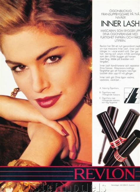 Cindy Crawford For Revlon 90s Beauty Ad Cindy Crawford Revlon