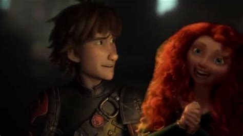 merida and hiccup moments youtube