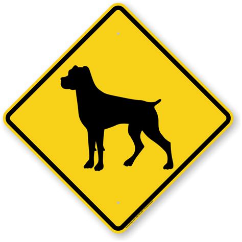 Rottweiler Dog Symbol Sign Guard Dog Sign Beware Dog Sign Sku K
