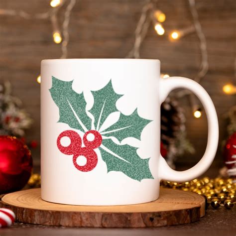 Mistletoe Coffee Mug Mistletoe Mug Christmas Mistletoe Etsy