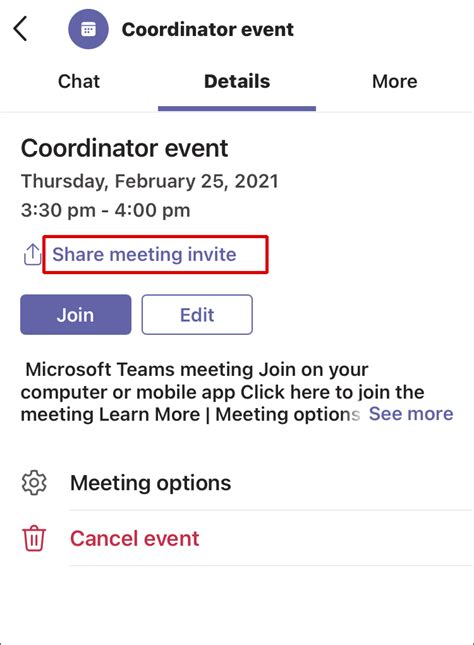 How To Send Microsoft Teams Meeting Invite Link In Outlook