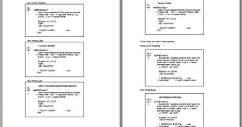 Pengarang satu orang (tajuk utama pada pengarang). Contoh Katalog Buku Perpustakaan Sekolah - Arsip Berkas ...