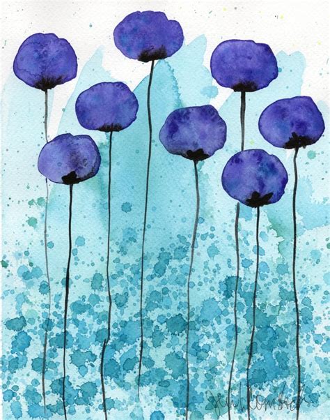 Incredible Water Painting Ideas Flowers References