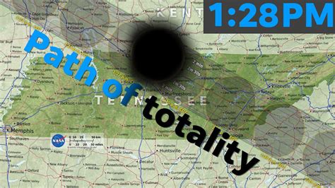 On august 21, 2017, a total solar eclipse will be visible along a narrow path in the continental united states from salem, oregon to charleston, south carolina, and right through the heart of tennessee. Solar Eclipse 2017 Map: The path of totality through ...